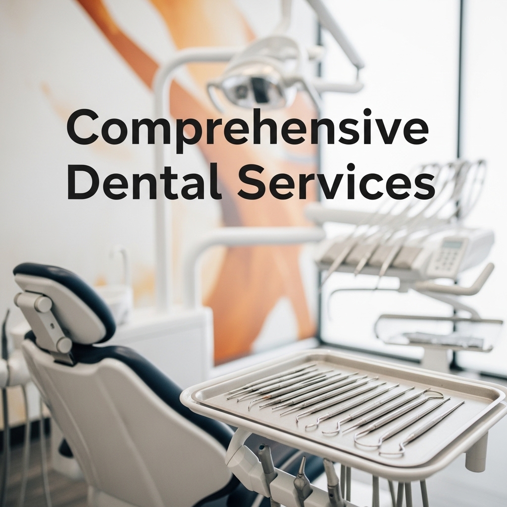 Comprehensive dental services including preventive, restorative, and general dental care